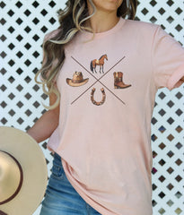 Western Horse T-Shirt - Horse Lover Shirt - Cowgirl Era Tee - Cowgirl Shirt - Horse Riding Tee - Ranch Shirt - Country Horse T-Shirt
