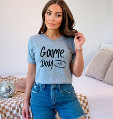 Custom Game Day Football T-Shirt - Personalized Team Number Shirt - Football Fan Tee - Football Mom Gift - Sports Team Tee - Football Season