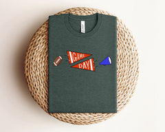Game Day Football T-Shirt - Football Season Tee - Sports Gift - Football Mom Shirt - Football Fan Tee - Touchdown Shirt - Game Day Shirt