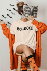 Spooky Books Shirts - Halloween Book Shirt - Book Lover T-Shirt - Ghost Reading Book Tee - Bookish Halloween Shirt - Fall Spooky T-Shirt