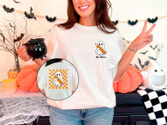 Personalized Halloween Teacher Shirt - Custom Ghost Teacher Tee - Spooky Teacher T-Shirt - Halloween Teacher Gift - Fall Teacher Shirt