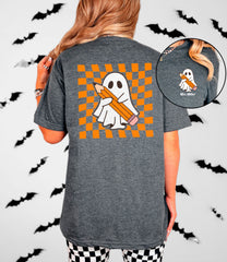 Personalized Halloween Teacher Shirt - Custom Ghost Teacher Tee - Spooky Teacher T-Shirt - Halloween Teacher Gift - Fall Teacher Shirt