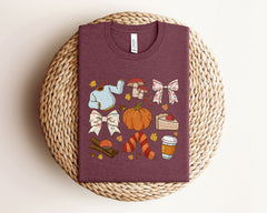 Fall Vibes T-Shirt - Cozy Fall Tee - Tis The Season Gift - Fall Pumpkin Shirt - Pumpkin Patch Tee - Fall Coffee Shirt - Autumn Leaves Tee