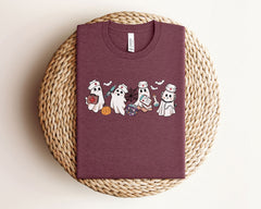 Ghost Nurse T-Shirt - Spooky Nurse Tee - Halloween Nurse Shirt - Cute Nurse Shirt - Boo Nurse Crew Shirt - Halloween Nurse Gift