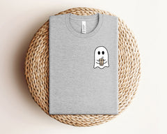 Ghost Boba Coffee Shirt - Coffee Lover Gift - Spooky Ghost Tee - Fall Shirt -  Spooky Season Gift - Fall Coffee T-Shirt - Halloween Tee