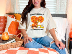 Humpty Dumpty Had A Great Fall T-Shirt - Autumn Tee - Fall Shirts - Funny Fall T-Shirt - Fall Vibes Shirt - Thanksgiving Fall Teacher Shirt