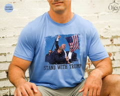 Trump for President 2024 T-Shirt - Stand With Trump Shirt - MAGA T-Shirt - Support Trump Tee - Trump Campaign Shirt - Election 2024 Tee