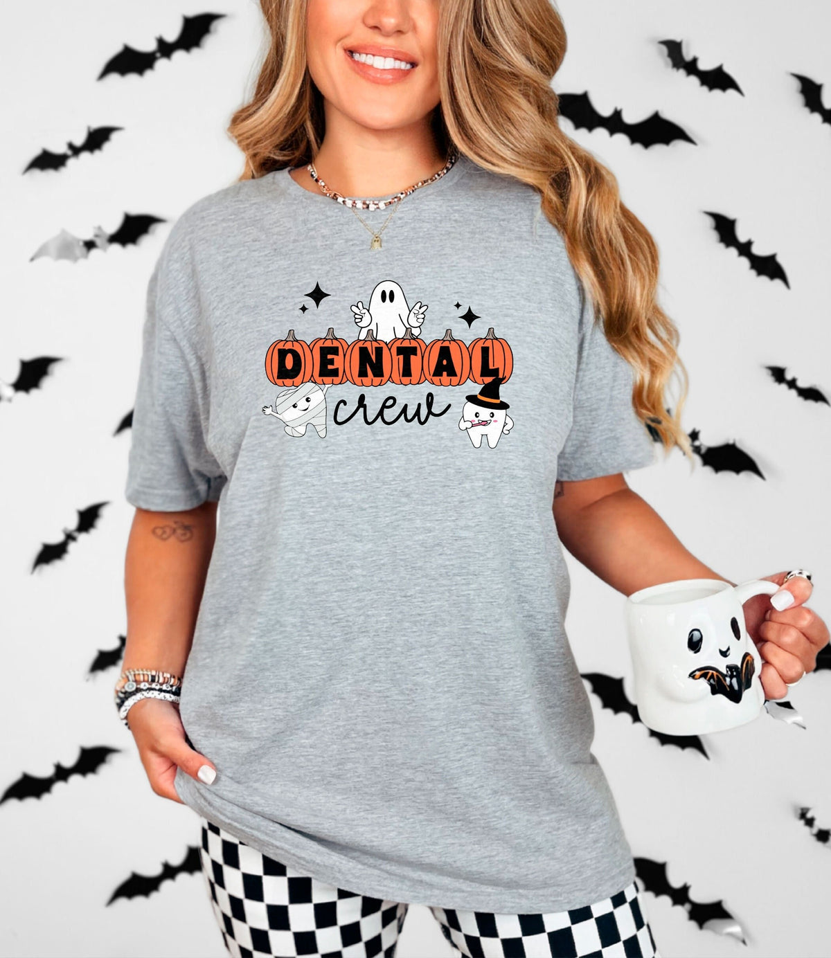 Halloween Dental Crew T-Shirt - Spooky Dentist Shirt - Halloween Dentist Tee - Dental Assistant Shirt - Dental Hygienist - Dental Crew Shirt