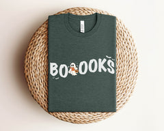 Spooky Books Shirts - Halloween Book Shirt - Book Lover T-Shirt - Ghost Reading Book Tee - Bookish Halloween Shirt - Fall Spooky T-Shirt