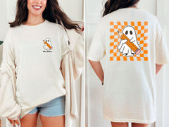Personalized Halloween Teacher Shirt - Custom Ghost Teacher Tee - Spooky Teacher T-Shirt - Halloween Teacher Gift - Fall Teacher Shirt