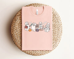 Ghost Nurse T-Shirt - Spooky Nurse Tee - Halloween Nurse Shirt - Cute Nurse Shirt - Boo Nurse Crew Shirt - Halloween Nurse Gift