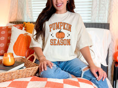 Retro Pumpkin Season T-Shirt - Fall Season Shirt - Thanksgiving Pumpkin Tee - Autumn Gift - Pumpkin Patch Season Shirt - Fall Pumpkin Tee