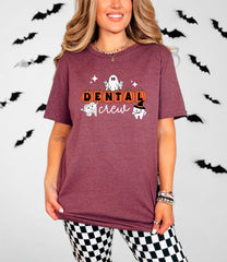 Halloween Dental Crew T-Shirt - Spooky Dentist Shirt - Halloween Dentist Tee - Dental Assistant Shirt - Dental Hygienist - Dental Crew Shirt