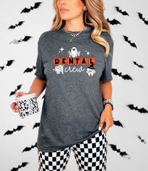 Halloween Dental Crew T-Shirt - Spooky Dentist Shirt - Halloween Dentist Tee - Dental Assistant Shirt - Dental Hygienist - Dental Crew Shirt