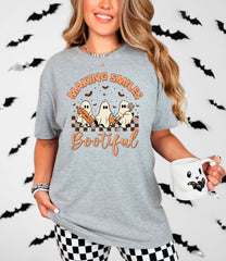 Making Smiles Bootiful T-Shirt - Halloween Dental Shirt - Spooky Dentist Tee - Trick or Teeth Shirt - Dental Squad Gift - Dental Assistant