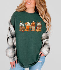 Fall Coffee Shirt, Cute Coffee Fall Shirt, Coffee Lover Shirt, Pumpkin Spice Shirt, Thanksgiving Shirt, Fall Shirts for Women, Pumpkin Latte