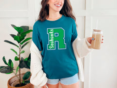 Custom School Team T-Shirt - Mascot Tee - Personalized School Team - Sports Team Tee - School Name Shirt - School Spirit Gift - Football Mom