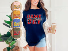 Custom Game Day T-Shirt - Personalized Team Shirt - School Mascot Tee - Football Game Day Tee - Sports Team Gift - Football Mom Shirt