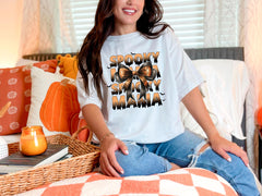 Spooky Mama Shirt - Mama Bow Halloween Tee - Spooky Season Gift - Spooky Vibes Shirt - Mama Bats Tee - Coquette Halloween T-Shirt