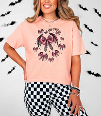 Bat Shit Crazy T-Shirt - Gothic Tee - Coquette Gift - Spooky Season Shirt - Bat Lovers Gift - Witchy Halloween Tee - Funny Halloween Shirt