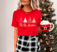 Tis The Season T-Shirt - Christmas Tree Tee - Cute Christmas Gift - Xmas Gift - Winter Shirt - Holiday Tee - Pine Tee - Merry Christmas Tee