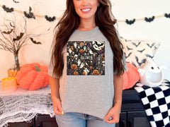 Long Live Halloween T-Shirt - Bats Halloween Tee - Spooky Season Gift - Halloween Pumpkin - Fall Vibes Shirt - Halloween Ghost Shirt