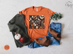 Long Live Halloween T-Shirt - Bats Halloween Tee - Spooky Season Gift - Halloween Pumpkin - Fall Vibes Shirt - Halloween Ghost Shirt