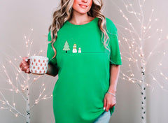 Christmas Snowman T-Shirt - Winter Snowman Tee - Xmas Gift - Holiday Season Shirt - Winter Wonderland- Snowman Lover Gift - Cute Snowman Tee