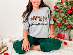 Mooey Christmas T-Shirt - Christmas Cow Tee - Western Christmas - Cow Lover Gift - Funny Christmas Shirt -Cow Farm Christmas - Holiday Gift