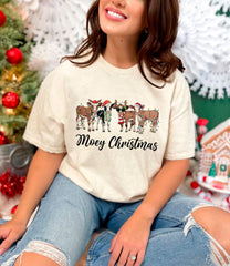 Mooey Christmas T-Shirt - Christmas Cow Tee - Western Christmas - Cow Lover Gift - Funny Christmas Shirt -Cow Farm Christmas - Holiday Gift