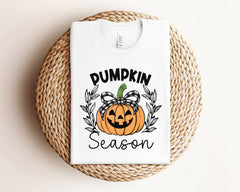 Pumpkin Season T-Shirt - Halloween Pumpkin Tee - Spooky Season Gift - Fall Season Shirt - Pumpkin Patch Gift - Pumpkin Lover Tee