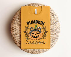 Pumpkin Season T-Shirt - Halloween Pumpkin Tee - Spooky Season Gift - Fall Season Shirt - Pumpkin Patch Gift - Pumpkin Lover Tee
