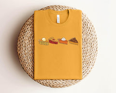 Thanksgiving Pie Shirt - Pumpkin Pies T-Shirt - Friendsgiving Shirt - Thanksgiving Dinner Tee - Pecan Pie - T-Shirt - Thanksgiving Gift