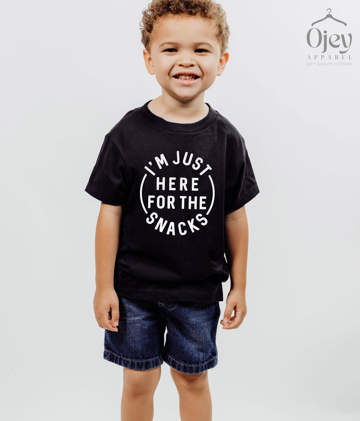 I'm Just Here For The Snacks Toddler Shirt - Vacation Family Tee - Funny Toddler Kids Shirt - Snack Lover - Toddler Party Shirt - Snack Time