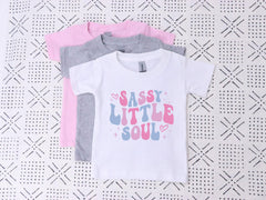 Sassy Little Soul Toddler Shirt - Funny Kids Tee - Gift For Kids - Sassy Kids Tee - Cute Toddler Shirt - Sassy Baby Shirt - Little Attitude
