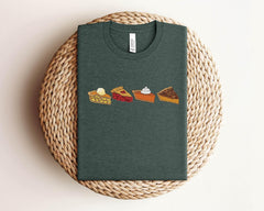 Thanksgiving Pie Shirt - Pumpkin Pies T-Shirt - Friendsgiving Shirt - Thanksgiving Dinner Tee - Pecan Pie - T-Shirt - Thanksgiving Gift