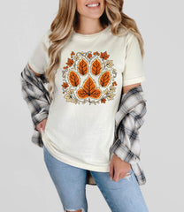 Dog Fall Shirts - Autumn Dog Paw T-Shirt - Dog Mom Fall Shirt - Fall Paw Shirt - Dog Lover Shirt - Thanksgiving Paw Dog Tee - Fall Gift