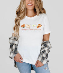 Happy Thanksgiving Shirt - Fall Vibes Shirt - Pumpkin Pie T-Shirt - Retro Thanksgiving Tee - Thanksgiving Gift - Turkey Gravy Shirt