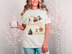 Christmas T-Shirt - It's The Most Wonderful Time Of The Year - Gingerbread Tee - Christmas Family Shirt - Xmas Gifts - Winter Holiday Shirt