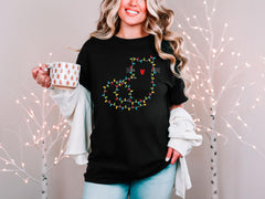 Christmas Cat T-Shirt - Kitten Christmas Tee - Cat Lover Shirt - Funny Christmas Gift - Cat Mom Tee - Cute Xmas Gift - Merry Catmas Shirt
