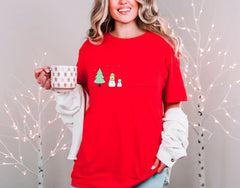 Christmas Snowman T-Shirt - Winter Snowman Tee - Xmas Gift - Holiday Season Shirt - Winter Wonderland- Snowman Lover Gift - Cute Snowman Tee