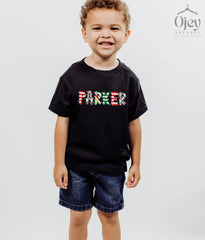 Custom Christmas T-Shirt - Personalized Name Tee - Holiday Name Shirt - Family Gift - Xmas Day Shirt - Christmas Outfit - Merry Christmas