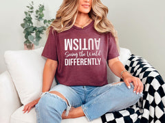 Autism-Autism Awareness Shirt-Seeing the World Differently-Autism Mom Shirt-Autism Shirt-Autism Teacher Shirt-Special ED Shirt-Teacher Gift