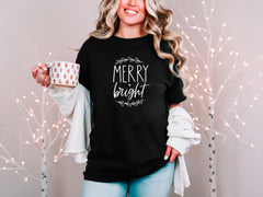 Merry Bright Shirt, Christmas Shirt, Christmas Mom Gift, Women's Christmas Shirt, Family Christmas Shirts, Christmas Shirts, Joyful Tee