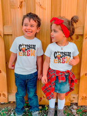Cousin Crew Thanksgiving T-Shirts - Kids Thanksgiving Tee - Matching Cousins Gift - Family Reunion Shirts - Thanksgiving 2024 T-Shirts