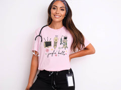 Christmas Nurse Shirts - Funny Xmas Nurse T-Shirt - Christmas Gift - Jingle Bells Nurse Tee  - Xmas Nurse Crew Tees - RN Xmas Shirt