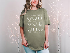 Reindeer Crew Christmas Shirt - Christmas Shirt - Reindeer Lover Shirt - Christmas Reindeer Hunting T-Shirt - Christmas Gift - Hunting Xmas