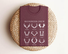 Reindeer Crew Christmas Shirt - Christmas Shirt - Reindeer Lover Shirt - Christmas Reindeer Hunting T-Shirt - Christmas Gift - Hunting Xmas