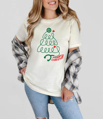 Christmas Nurse Shirt - Stethoscope Christmas Tree Shirt - Merry Christmas Nurse T-Shirt - Christmas Gift for Nurses - RN Christmas Gift
