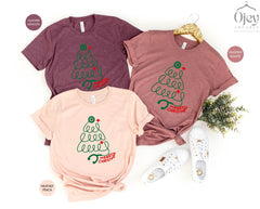Christmas Nurse Shirt - Stethoscope Christmas Tree Shirt - Merry Christmas Nurse T-Shirt - Christmas Gift for Nurses - RN Christmas Gift